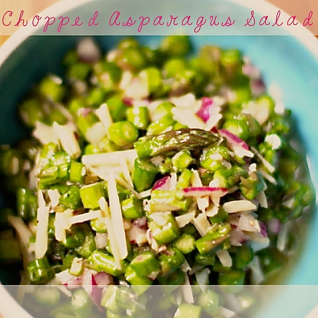 Chopped Asparagus Salad Recipe • The View from Great Island