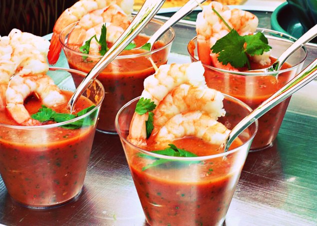 Summer Shrimp Gazpacho
