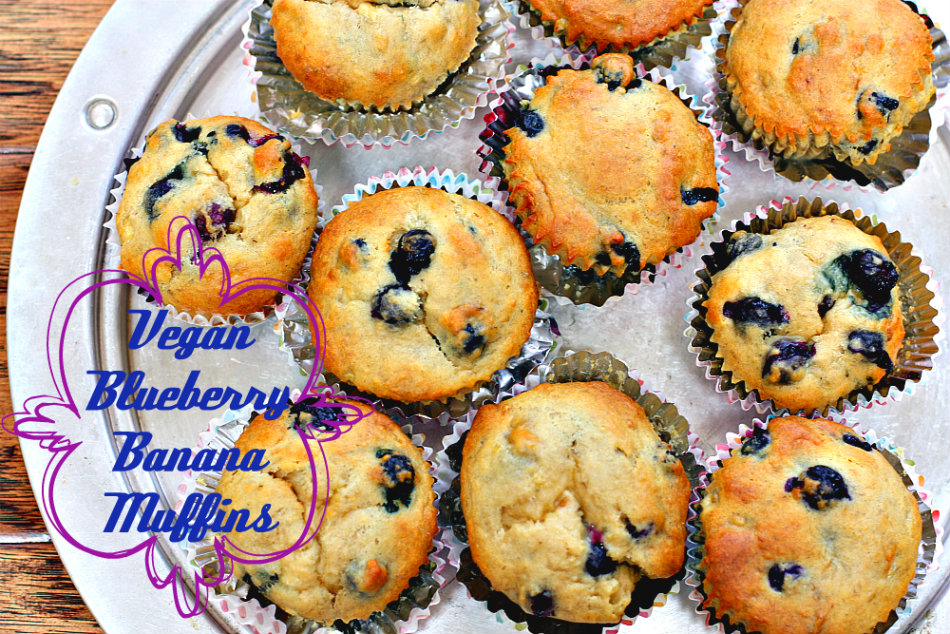 blueberry banana muffins1