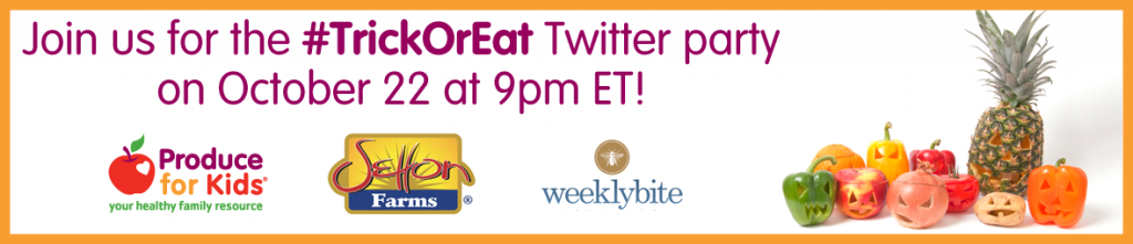 #TrickOrEat Twitter Party Banner